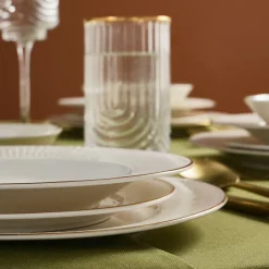 Karaca Stream Bone Massimo 24 Teiliges Gold Essgeschirr Set Sale