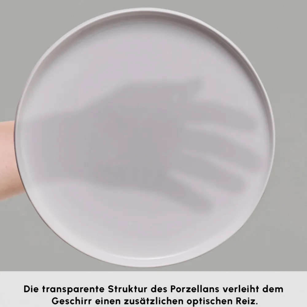 Karaca Stream Bone Meridian 34-teiliges Frühstücksset für 6 Personen – Weiß Weıß01 Online