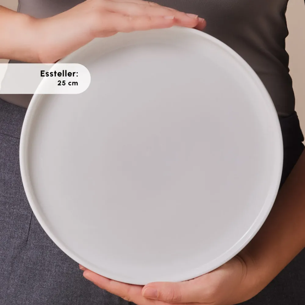 Karaca Stream Bone Meridian 34-teiliges Frühstücksset für 6 Personen – Weiß Weıß01 Online
