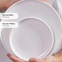 Karaca Stream Pure Cordelia 20-Teiliges 6-Personen Frühstücksset Weıß Best