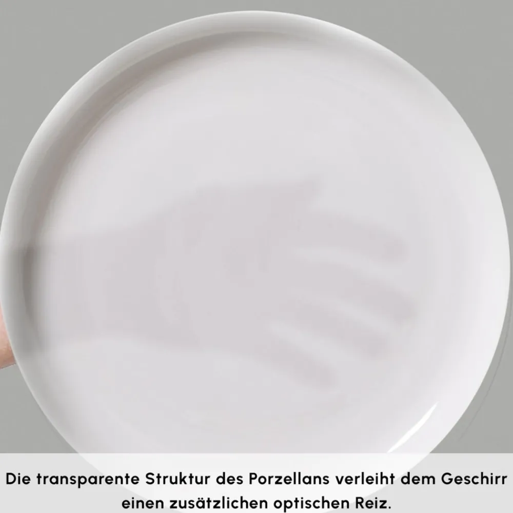 Karaca Stream Pure Favaro 38-Teiliges 6-Personen Frühstücksset Weıß01 Clearance