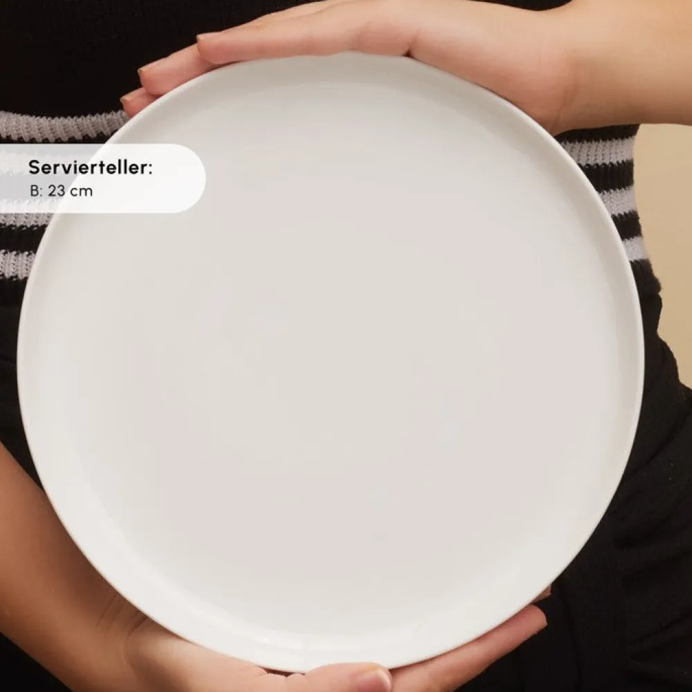 Karaca Stream Pure Favaro 38-Teiliges 6-Personen Frühstücksset Weıß01 Clearance