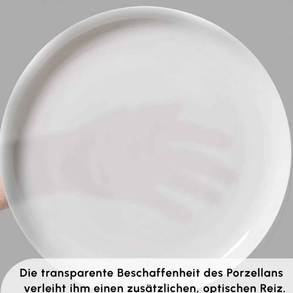 Karaca Streamline Favaro 53-Teiliges 12-Personen Geschirrset Weiß Weıß01 Clearance