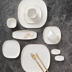 Karaca Streamline Plato 28 Teile für 6 Personen Frühstücks-/Service-Set Gold Best