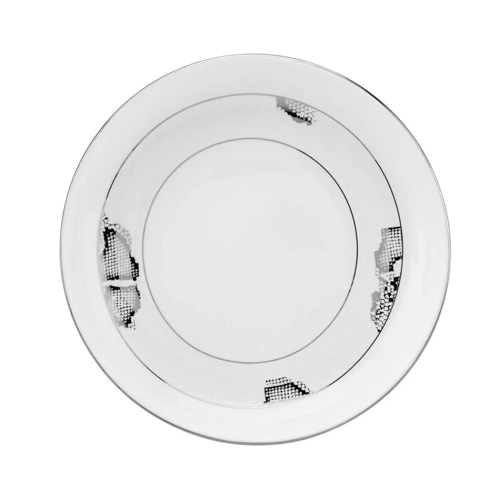 Karaca Streamline Safari New Generation Bone Geschirrset, 59 Teilig, 12 Personen Multıfarben New