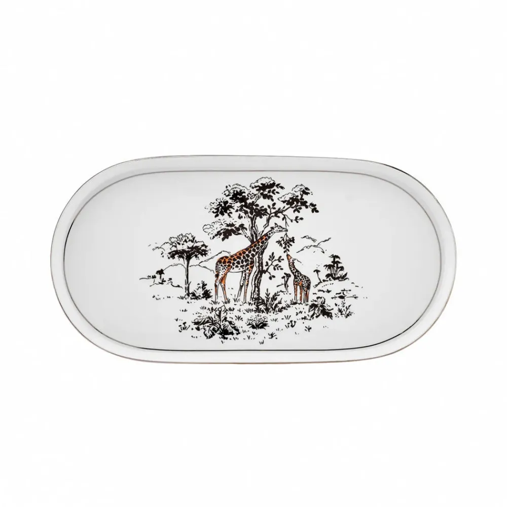 Karaca Streamline Safari New Generation Bone Geschirrset, 59 Teilig, 12 Personen Multıfarben New