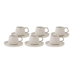 Karaca Streamline Saturn Platinum 6 Personen Kaffeetasse Set Platın Sale