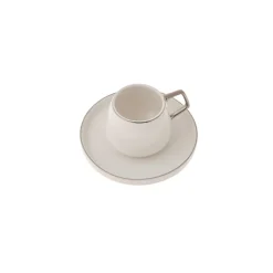 Karaca Streamline Saturn Platinum 6 Personen Kaffeetasse Set Platın Sale