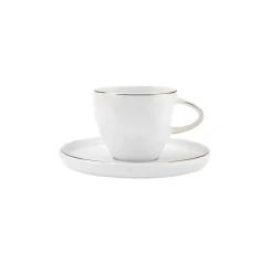 Karaca Streamline Sunset 28 Teilig Frühstücksset und Servierschalen für 6 Personen Gold Outlet