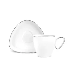Karaca Streamline Tribe 2-teiliges Tassenset, Weiß-Gold Weıß Gold Outlet
