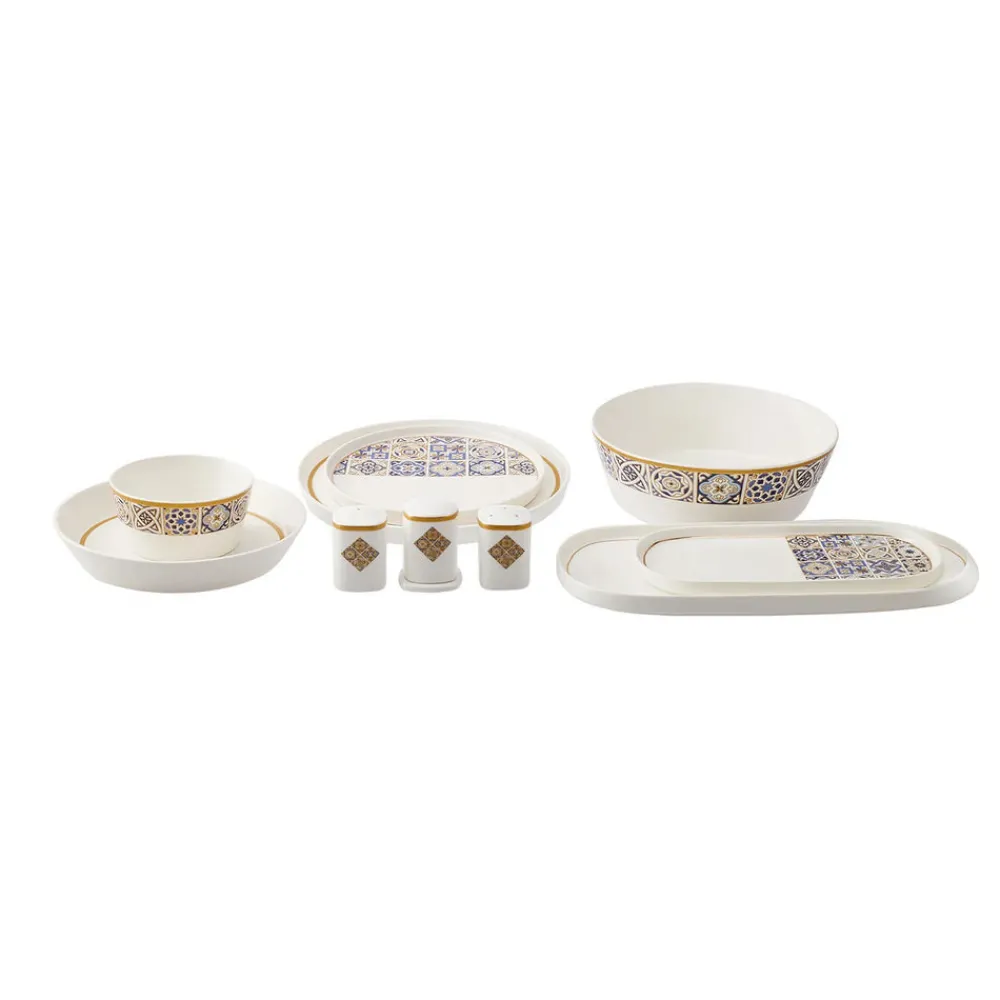 Karaca Streamline Ventura New Generation Bone 59 Teilig Geschirrset für 12 Personen Multıfarben Clearance
