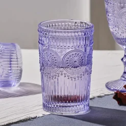 Karaca Sunflower Trinkglas, Lila Lıla01 Clearance