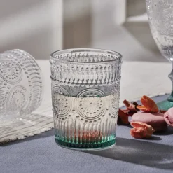 Karaca Sunflower Wasserglas, Grün Grün01 Discount
