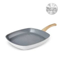 Karaca Swiss Crystal 28 cm Induktions Grillpfanne, Creamy Creme01 Sale