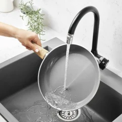 Karaca Swiss Crystal 28 cm Induktions Grillpfanne, Creamy Creme01 Sale