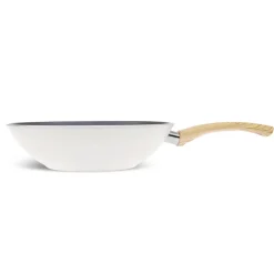 Karaca Swiss Crystal 28 Cm Induktion Wok-Pfanne, Creme Creme01