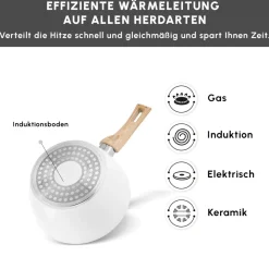 Karaca Swiss Crystal 18 Cm Induktions Milchkännchen, Creme Creme01 Discount