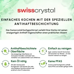 Karaca Swiss Crystal Almond Cream Induktionsfähiges 7-teiliges Töpfe-Set Creme01 Best