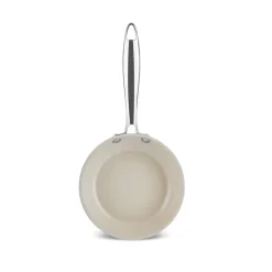 Karaca Swiss Crystal Almond Cream Pfanne mit Edelstahlgriff 16 cm Creme01