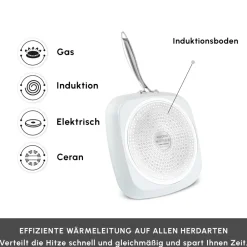Karaca Swiss Crystal Almond Cream Stielgrill 28 cm Creme01 Sale