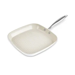 Karaca Swiss Crystal Almond Cream Stielgrill 28 cm Creme01 Sale