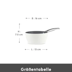 Karaca Swiss Crystal Almond Cream Saucenpfanne 16 Cm Creme01 Sale