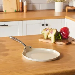 Karaca Swiss Crystal Almond Cream Pfannkuchen Pfanne 25 Cm Creme01 Discount
