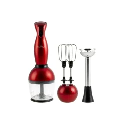 Karaca 4-teiliges Küchenkleingeräte Redgold Heiratsset Rot Gold Discount