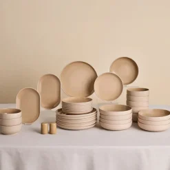 Karaca Terra 36-Teiliges 8-Personen Geschirrset Creme Creme01 Online