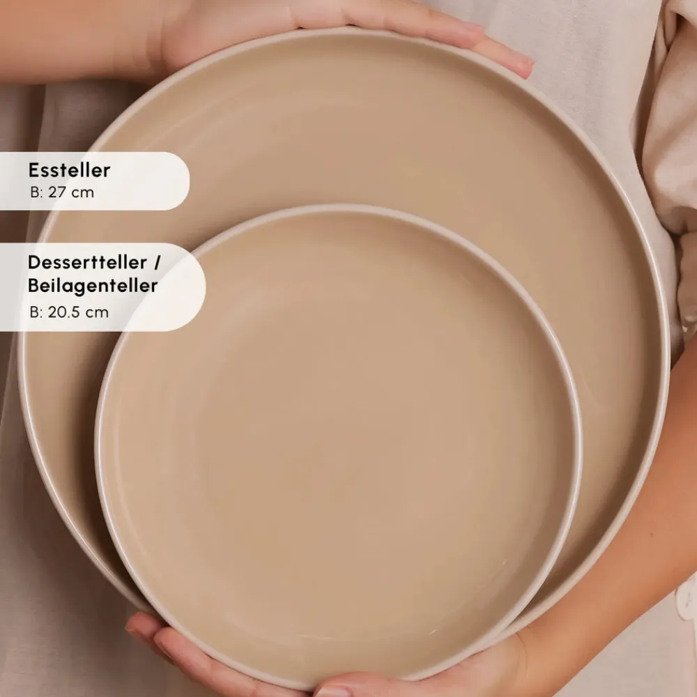Karaca Terra 36-Teiliges 8-Personen Geschirrset Creme Creme01 Online