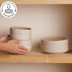 Karaca Terra 36-Teiliges 8-Personen Geschirrset Creme Creme01 Online