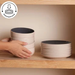 Karaca Terra 36-Teiliges 8-Personen Geschirrset Anthrazit Anthracıt01 Sale