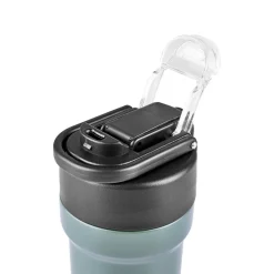 Karaca Thermosteel Camping 2-in-1 Edelstahl-Thermosflasche 450 ml Khaki Clearance