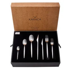 Karaca Thor 84-teiliges Besteckset für 12 Personen Weıß01 Best