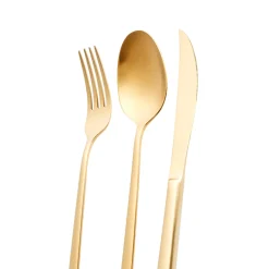 Karaca Tivoli Matte Gold 6-Personen 30-teiliges Besteckset Sale
