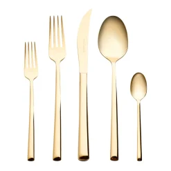 Karaca Tivoli Shiny Gold 6-Personen 30-teiliges Besteckset Outlet