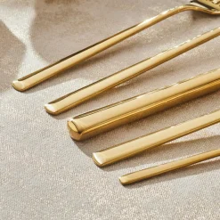 Karaca Tivoli Shiny Gold 6-Personen 30-teiliges Besteckset Outlet