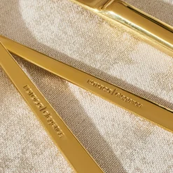 Karaca Tivoli Shiny Gold 6-Personen 30-teiliges Besteckset Outlet