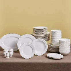 Karaca Tobias 12 Personen Geschirrset, 56 Teilig Gold Clearance
