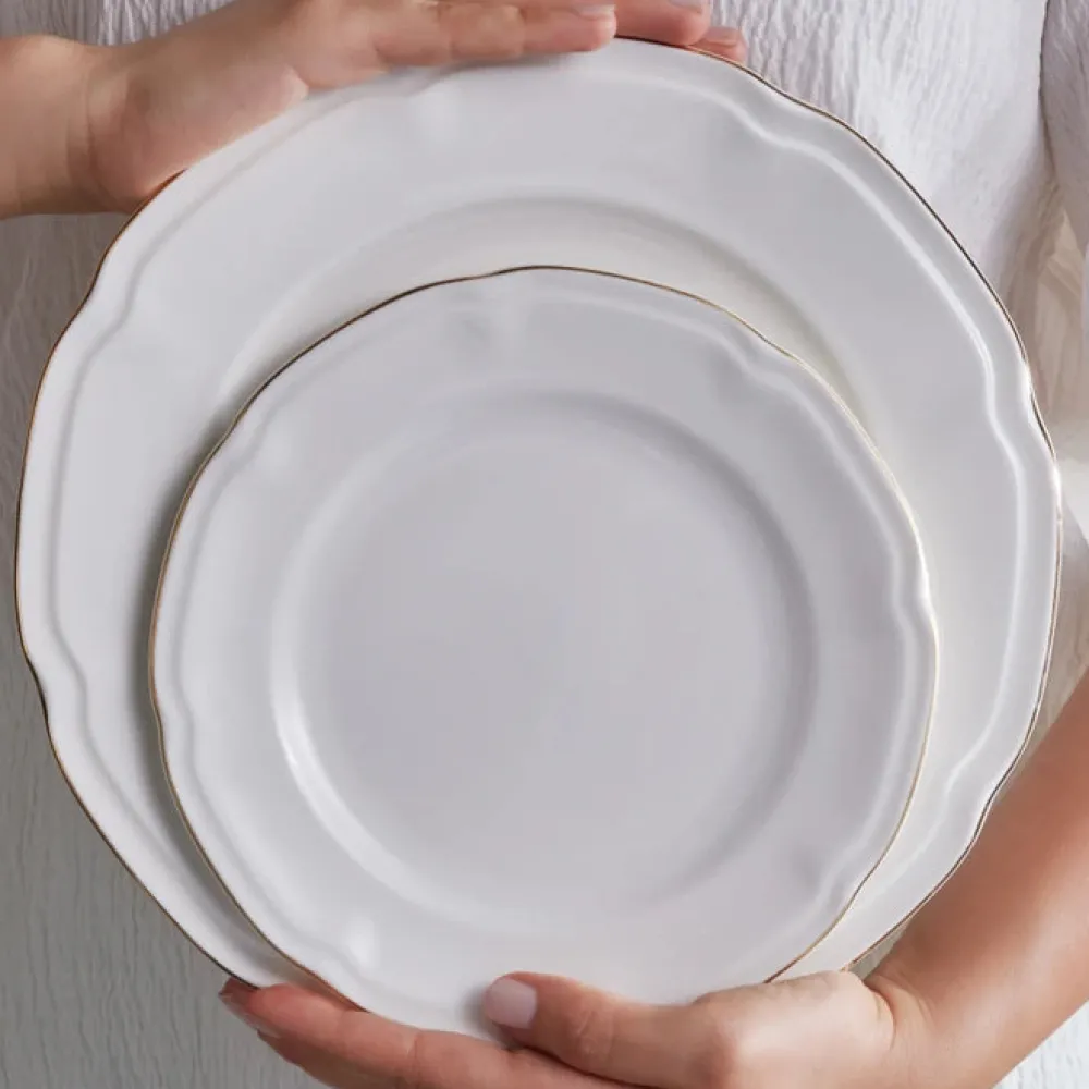 Karaca Tobias 12 Personen Geschirrset, 56 Teilig Gold Clearance