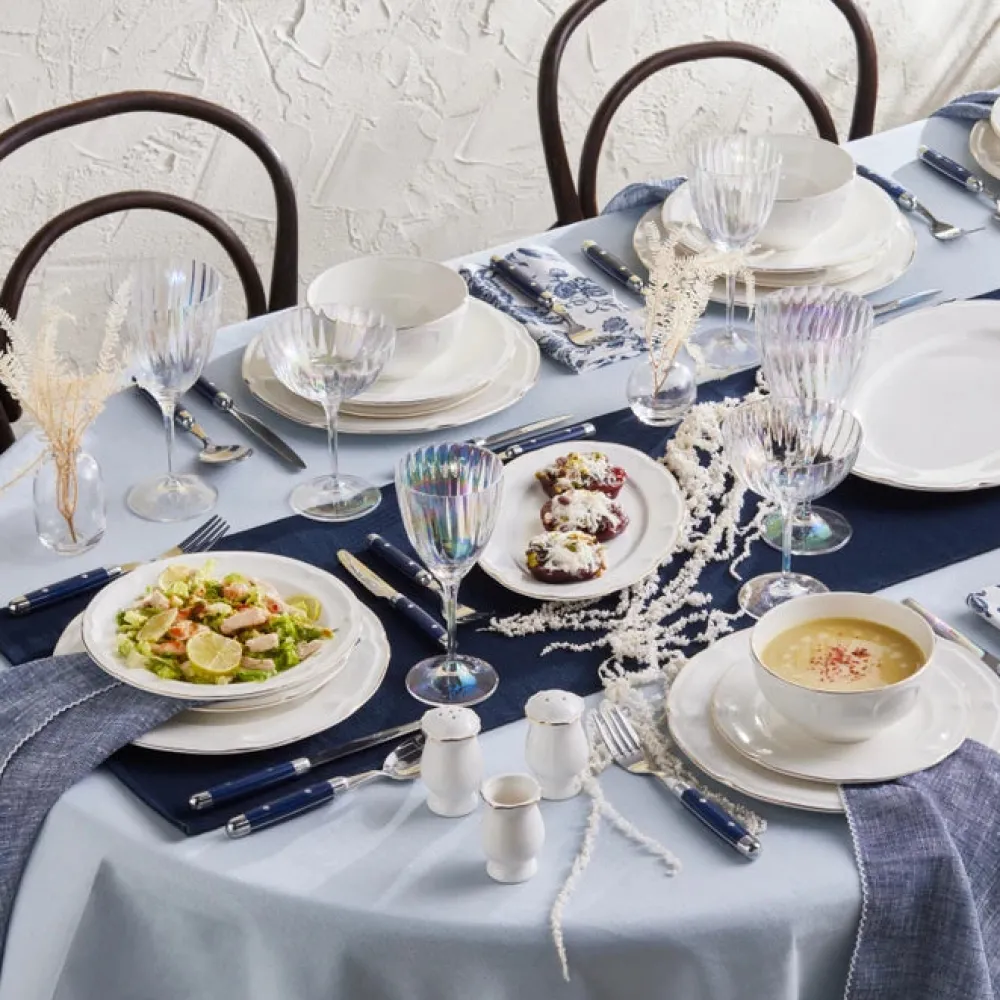 Karaca Tobias 12 Personen Geschirrset, 56 Teilig Gold Clearance
