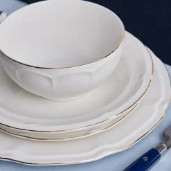 Karaca Tobias 12 Personen Geschirrset, 56 Teilig Gold Clearance