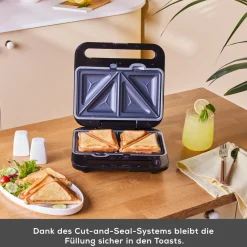 Karaca Tote Sandwich- und Waffelmaschine Inox Best