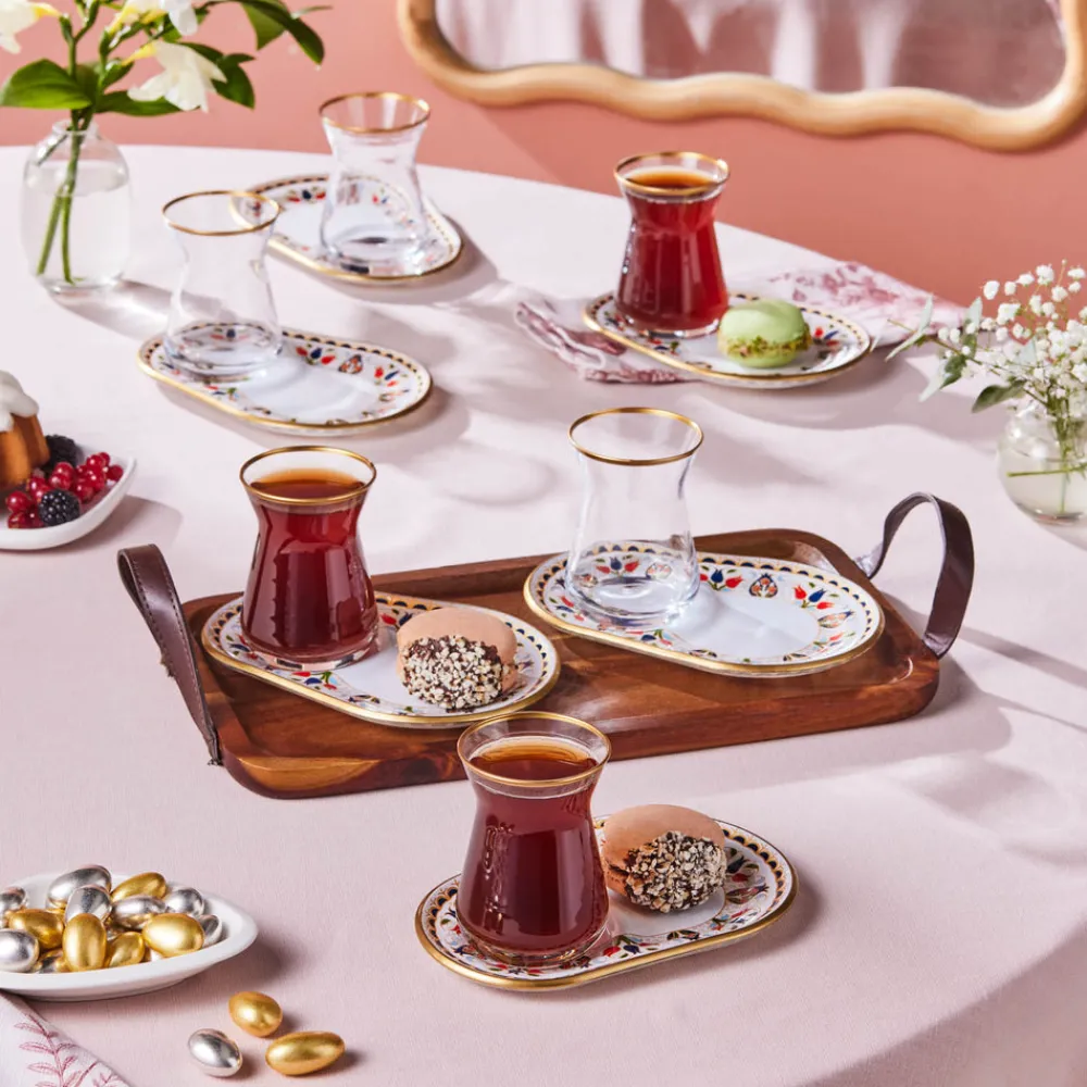 Karaca Tulip 12-Teiliges Tee-Set Multıcolor Outlet