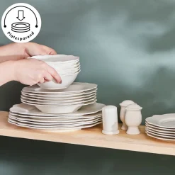 Karaca Vera White Geschirrset für 12 Personen, 84 teilig Weıß Best