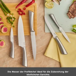 Karaca Vigor 7-teiliges Messerset und Schneidebrett Holz03 Clearance