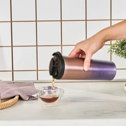 Karaca Violet, Edelstahl Thermosflasche, 450ML Multıcolor Outlet