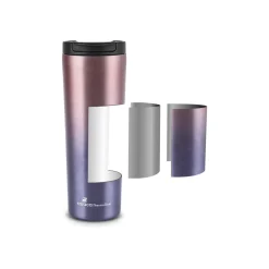 Karaca Violet, Edelstahl Thermosflasche, 450ML Multıcolor Outlet
