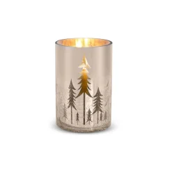 Karaca Weihnachten Kerzenständer Set, 10x15cm Sılber02 Outlet