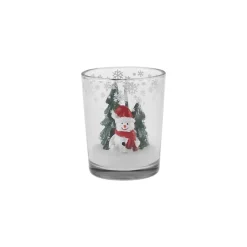 Karaca Weihnachten Kleine Figur Tumbler Kerze, 5,5x6,5cm Multıfarben New